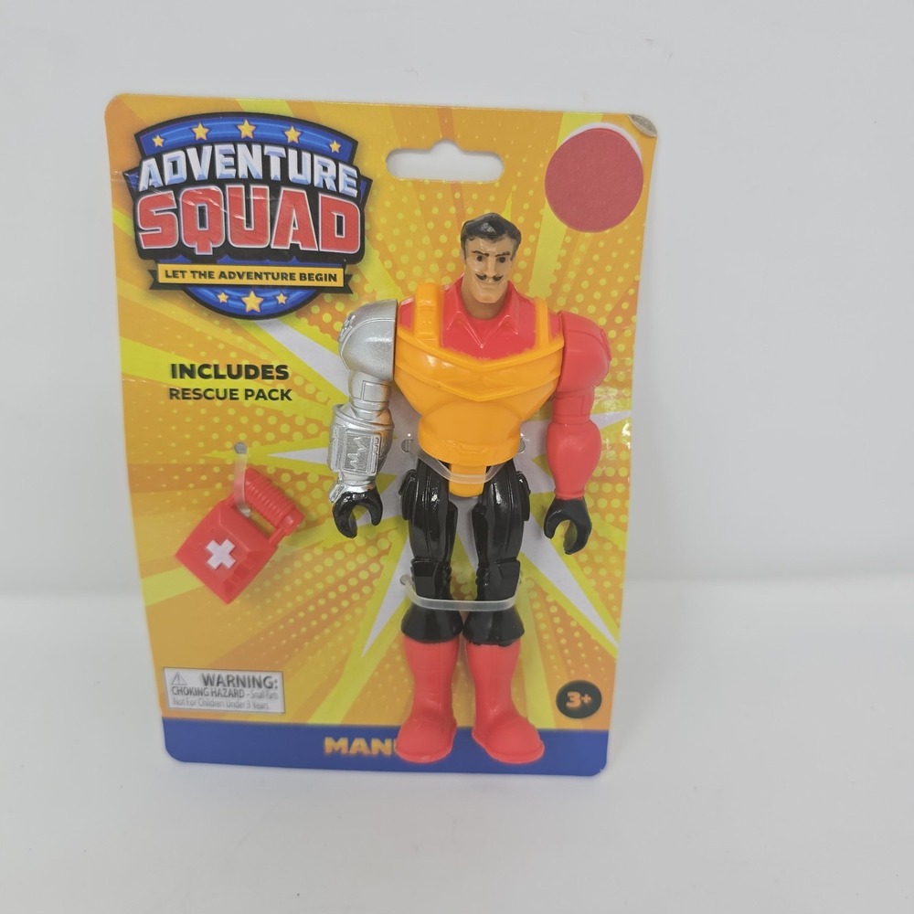 Adventure Squad MANUEL Rescue‎ Action Figure 5" Rescue Pack Included